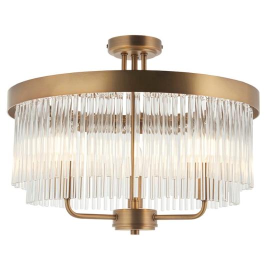 bronz kerek mennyezeti kristaly lampa vilagitas alacsony belmagassag klasszikus polgari elegans luxus uvegkristaly nappali haloszoba folyoso.jpg